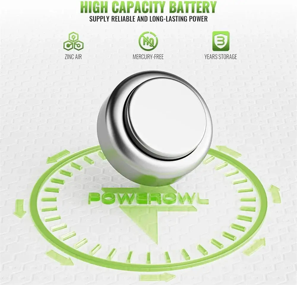 Hearing Aid Batteries 60 PCS Rayovac PEAK 1.45V High Performance 312 312A A312 PR41. Battery For BTE CIC RIC OE Hearing