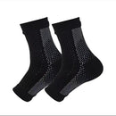 ActiveGuard Compression Toe Socks - Blackbackground withwhite dots / XXL / 1pair
