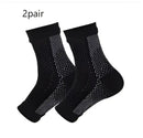 ActiveGuard Compression Toe Socks - Blackbackground withwhite dots / XXL / 2pair