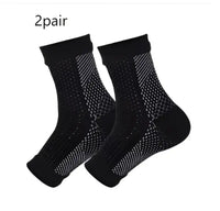ActiveGuard Compression Toe Socks - Blackbackground withwhite dots / XXL / 2pair