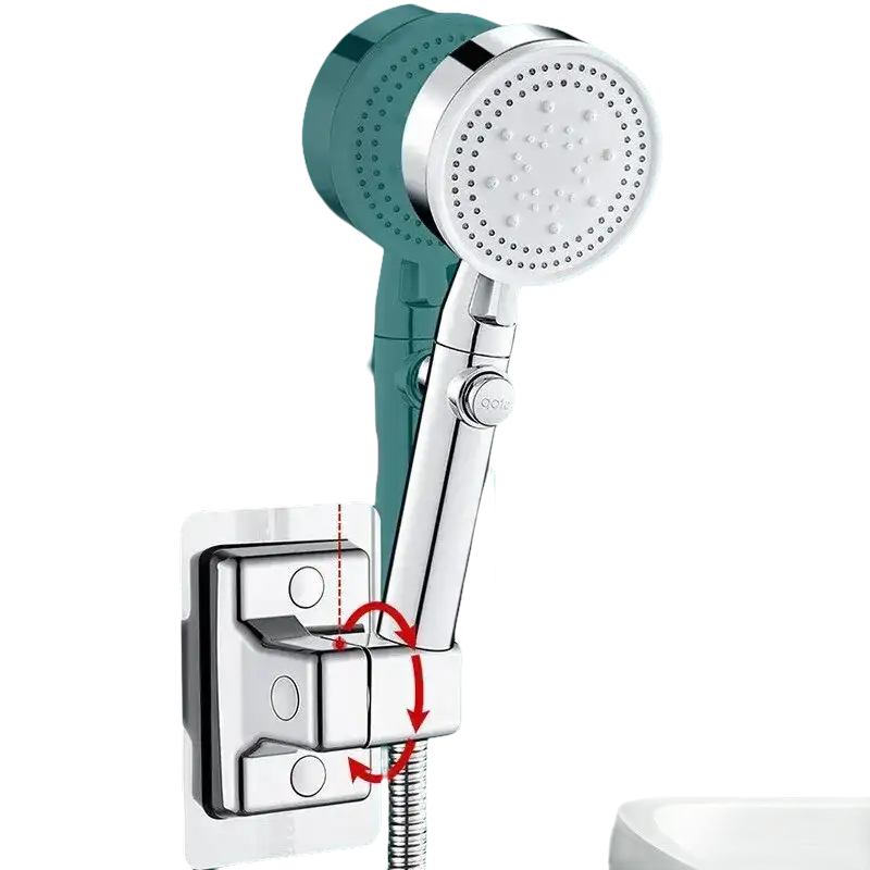 Shiny New Chrome Bathroom Handheld Shower Wall Mount Bracket