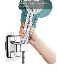 Adjustable handheld showerhead.