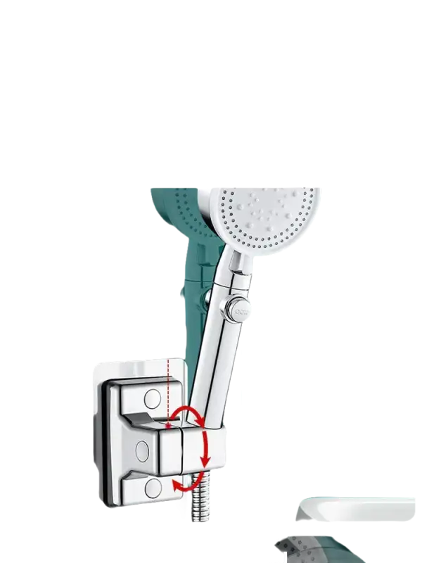 Adjustable shower head bracket.