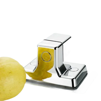 Chrome shower head holder.