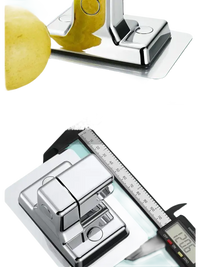 Chrome lemon squeezer.