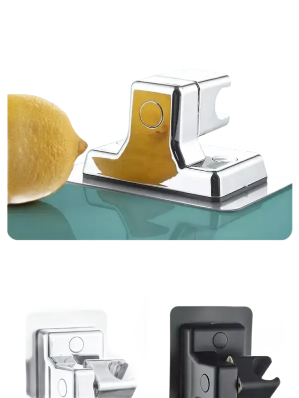 Corrosion-resistant shower head holder.