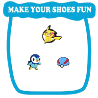 Pokemon shoe charms.