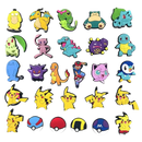 Pokémon-themed rubber charms.