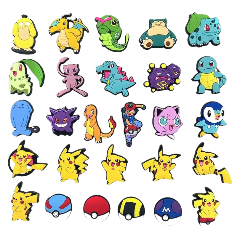 Adorable Pokemon Miniso Series Shoe Charms
