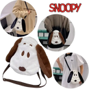 Snoopy-themed plush shoulder bag.