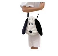 White Snoopy plush purse.