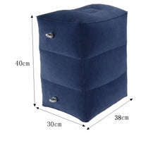 PVC Kids Flight Sleeping Footrest Pillow Resting Pillow On Airplane Car Bus Pillow Inflatable Travel Foot Rest Pillow