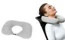 Airpillo Inflatable Neck Pillow with Trendy Chill Vibes for comfy travel nights