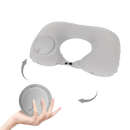 Inflatable neck pillow from Airpillo with trendy chill vibes, perfect for travel