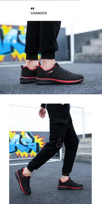 Mens Casual Sneakers Running Shoes Men Lace-up Lightweight Comfortable Breathable Big Size 46 Athletic Walking Shoes