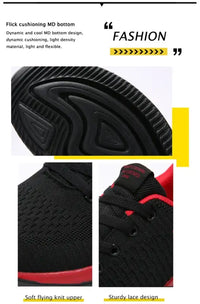 Mens Casual Sneakers Running Shoes Men Lace-up Lightweight Comfortable Breathable Big Size 46 Athletic Walking Shoes