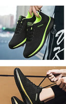Mens Casual Sneakers Running Shoes Men Lace-up Lightweight Comfortable Breathable Big Size 46 Athletic Walking Shoes