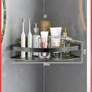 Storage Organizer Shower Shelf Bathroom Shelf Aluminum Alloy Shampoo Rack Makeup Bathroom Accessories No Drill Wall