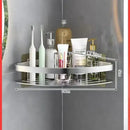 Storage Organizer Shower Shelf Bathroom Shelf Aluminum Alloy Shampoo Rack Makeup Bathroom Accessories No Drill Wall
