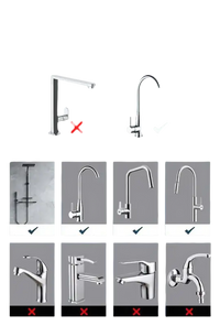Faucet compatibility guide.