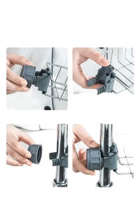 Faucet rack installation guide.