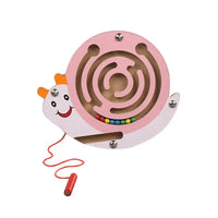Wood Magnetic ThinkFun Amaze Children’s Small Maze Early Childhood Educational Toys - Snail