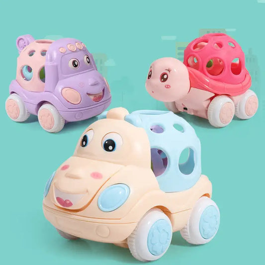 Baby’s Voice Inertial Car With Hand Bell Early Education Educational Toys