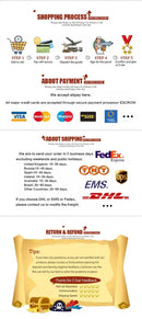 Online shopping information.