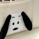 Snoopy-themed canvas tote bag.