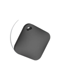 Square, dark gray anti-loss locator.