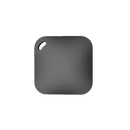Square gray tracker with hole.