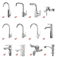 360° Rotary Kitchen Faucet Spray Head Filter washbasin Splash proof Adapter 2 Mode adjustable Kitchen Sink Faucet