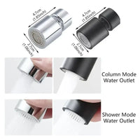 360° Rotary Kitchen Faucet Spray Head Filter washbasin Splash proof Adapter 2 Mode adjustable Kitchen Sink Faucet