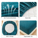 1pc 3D Air Fabric Thick Mattress Cover 100% Waterproof Mattress Protector Soft and Breathable Fitted Bed Sheet (No