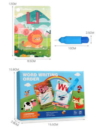 Children’s Learning Water Painting Graffiti Card Educational Toys - Picture Color