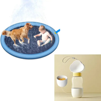AquaPaws Splash Pad - Blue170cm set