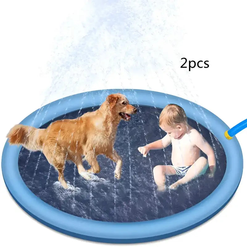 AquaPaws Splash Pad - Blue170cm2pcs