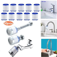 10pcs Pressurized Bubbler Filter Element Faucet Purifier Shower PP Cotton Filtration Remove Chlorine Heavy Metals