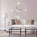 Creative Frameless DIY Wall Clock Wall Mechanism Night light Arrows Decal Home Silent Clock Living Room Office Wall