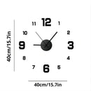 Creative Frameless DIY Wall Clock Wall Mechanism Night light Arrows Decal Home Silent Clock Living Room Office Wall
