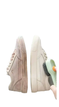 Shoe cleaning comparison.