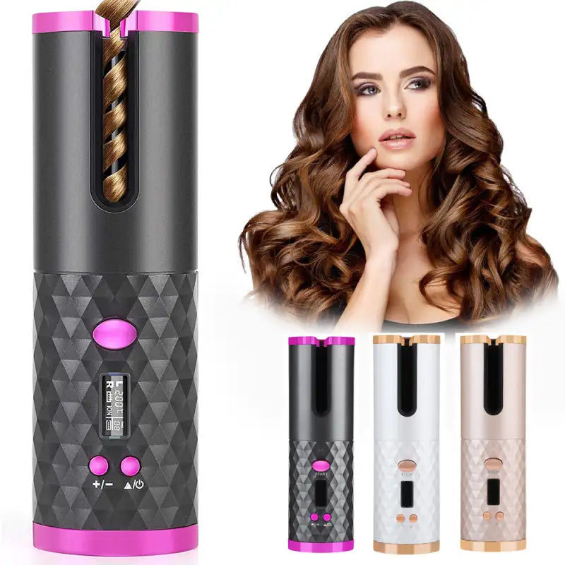 AutoCurl Pro: Portable Rotating Hair Curler