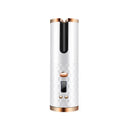 AutoCurl Pro: Portable Rotating Hair Curler - White / USB