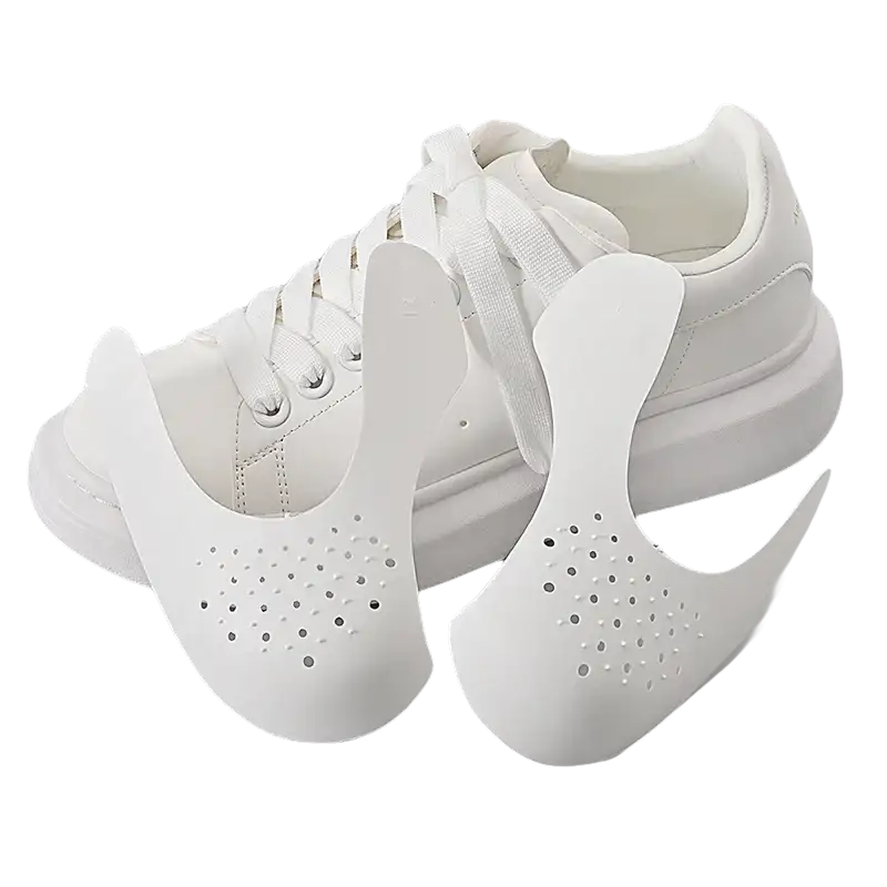 Awesome Black And White Pairs Shoe Protectors With Toe Cap