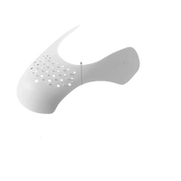 White shoe tree with dimensions.