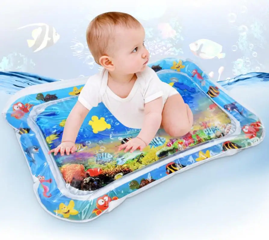 Baby Inflatable Water Tummy Time Sensory Play Mat Omg