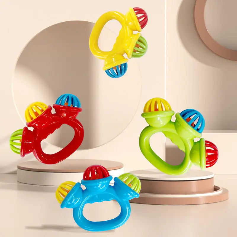 Baby Rattles Your Tiny Human Will Actually Love Handbell Educational Toy