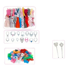 Doll clothes and accessories set.