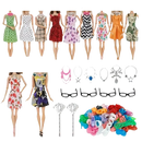 Doll clothes and accessories.