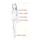 Doll measurement diagram.